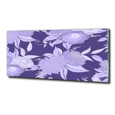 Bild auf glas Blumenmuster