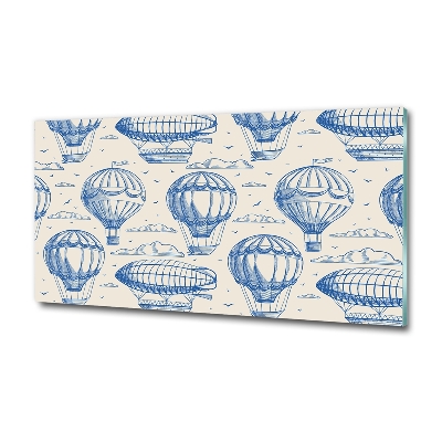 Foto glasbild Ballons und Luftschiffe