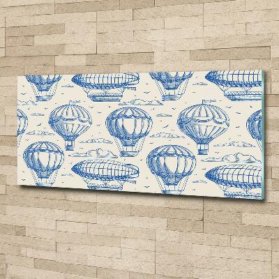 Foto glasbild Ballons und Luftschiffe