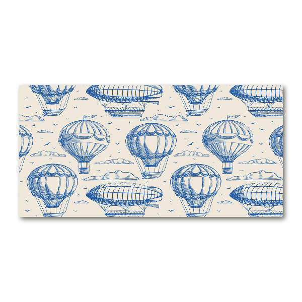 Foto glasbild Ballons und Luftschiffe