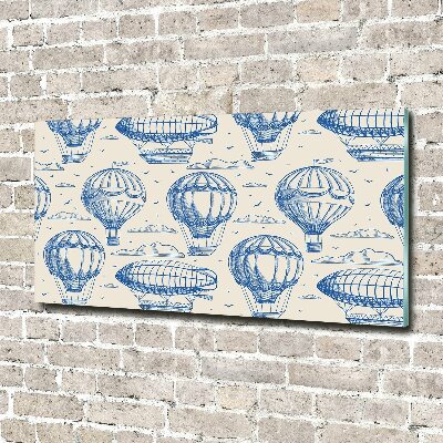 Foto glasbild Ballons und Luftschiffe