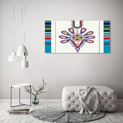 Bild auf glas Polnisches Volksmuster