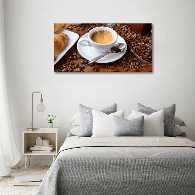 Glasbild Aromatischer Kaffee