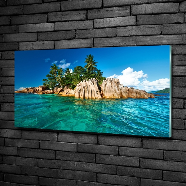 Bild auf glas Tropische Insel