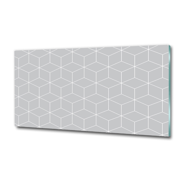 Foto glasbild Geometrischer Hintergrund