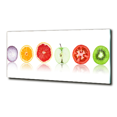 Glasbild Obst und Gemüse
