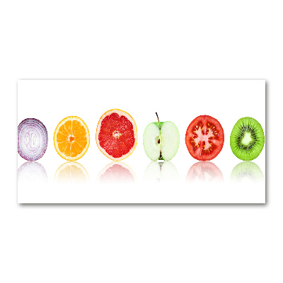 Glasbild Obst und Gemüse