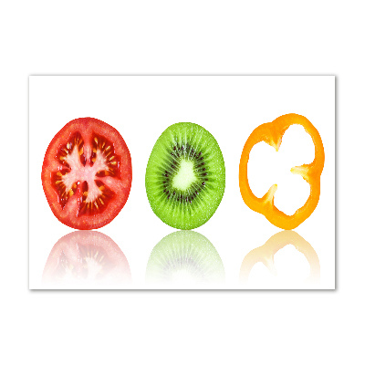 Glasbild Obst und Gemüse