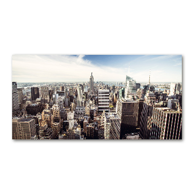 Foto glasbild New York