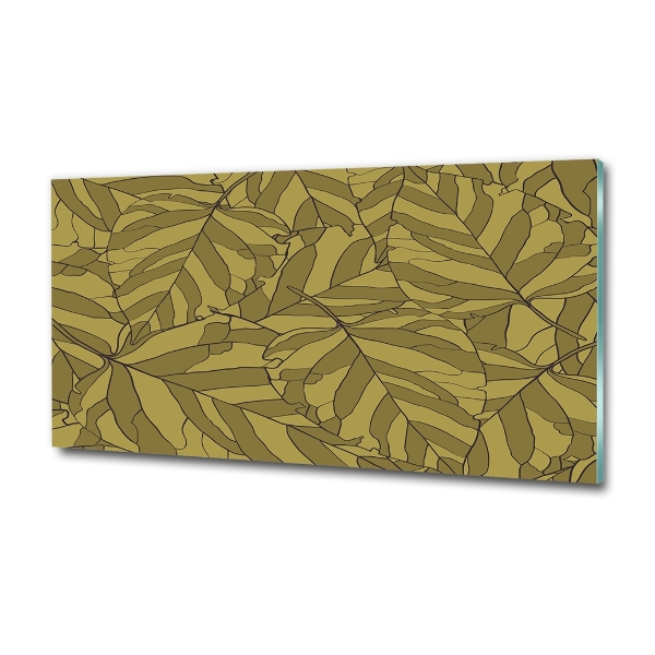 Foto glasbild Blätter