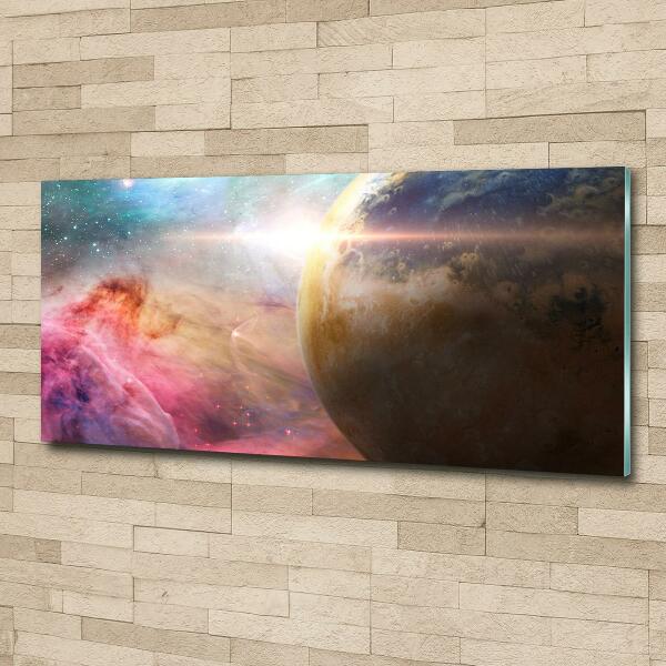 Foto glasbild Galaxis