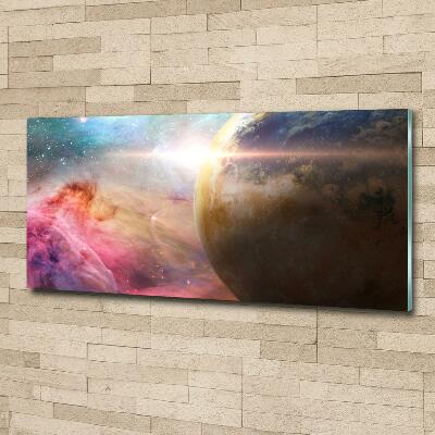 Foto glasbild Galaxis