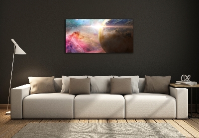 Foto glasbild Galaxis