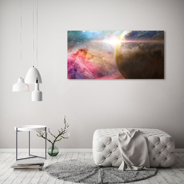 Foto glasbild Galaxis