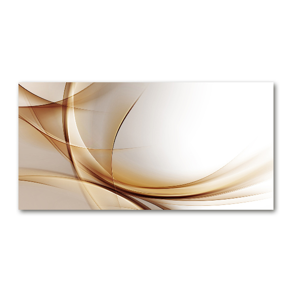 Foto glasbild Abstrakte Wellen