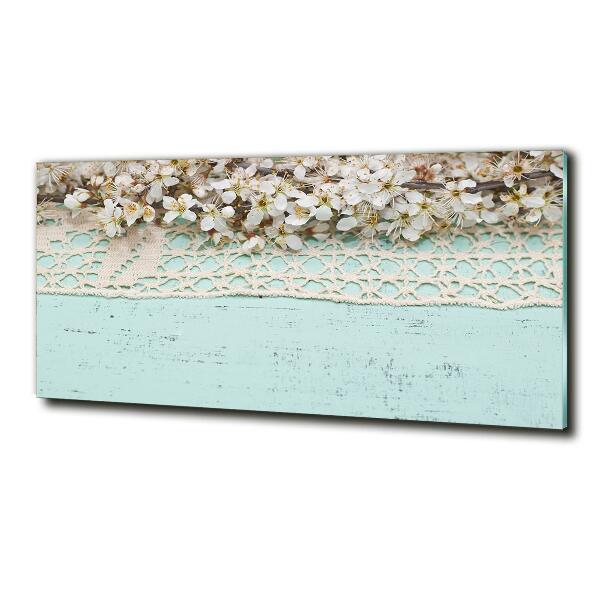 Glasbild Kirschblüten