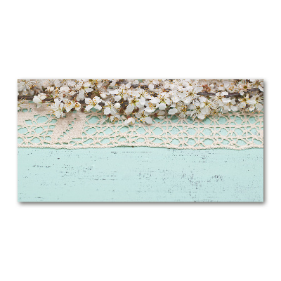 Glasbild Kirschblüten