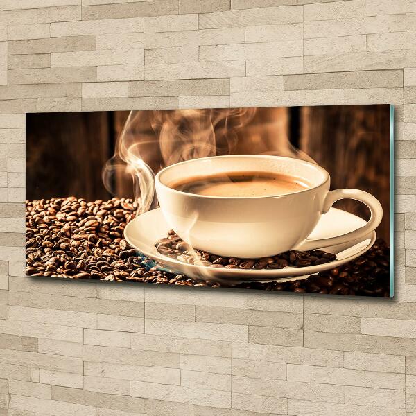 Foto glasbild Aromatischer Kaffee