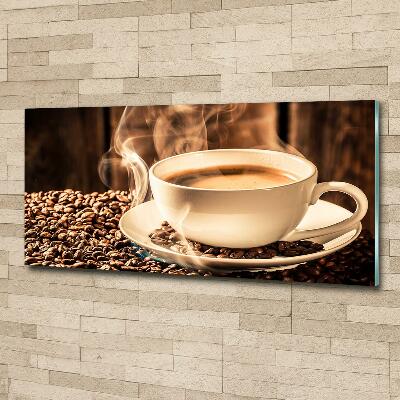 Foto glasbild Aromatischer Kaffee
