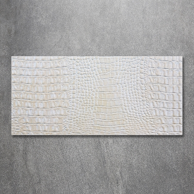 Foto glasbild Krokodilhaut