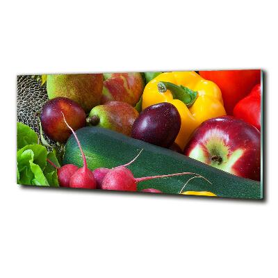 Foto glasbild Obst und Gemüse