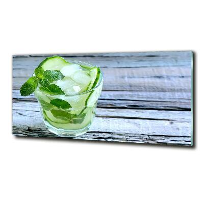 Glasbild Gurkenwasser