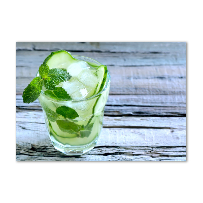 Glasbild Gurkenwasser