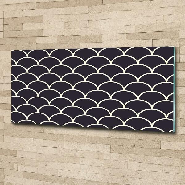 Bild auf glas Fischschuppen