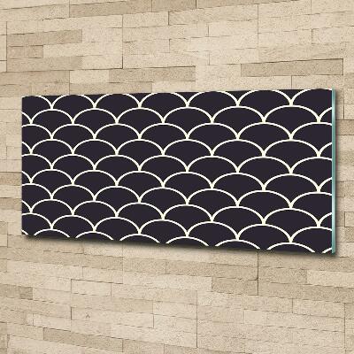 Bild auf glas Fischschuppen