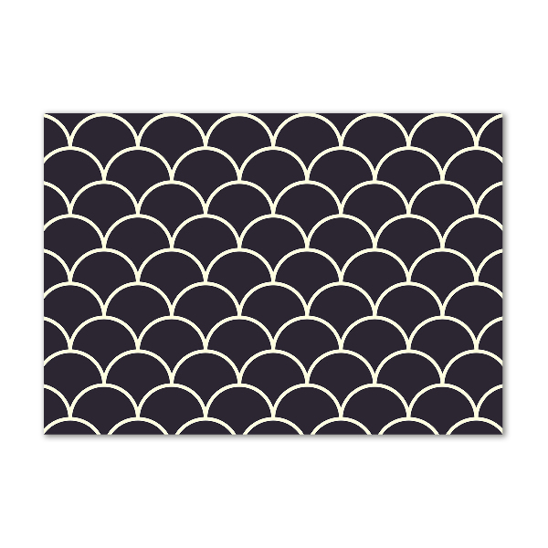 Bild auf glas Fischschuppen