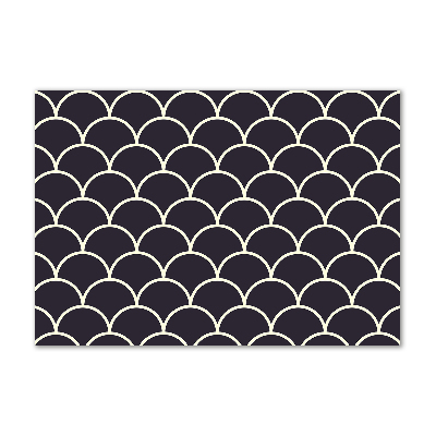 Bild auf glas Fischschuppen