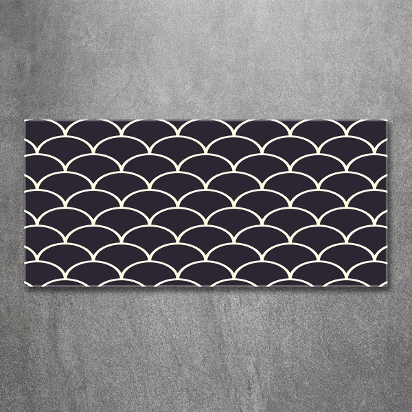 Bild auf glas Fischschuppen