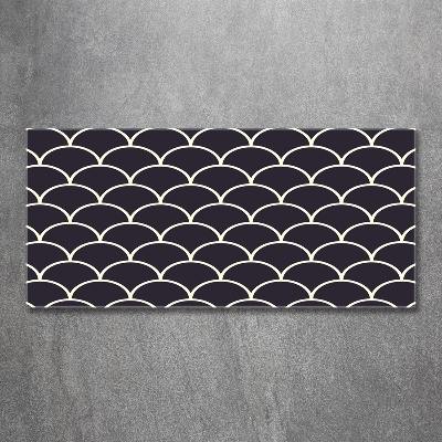 Bild auf glas Fischschuppen