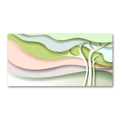 Bild auf glas Abstrakter Baum