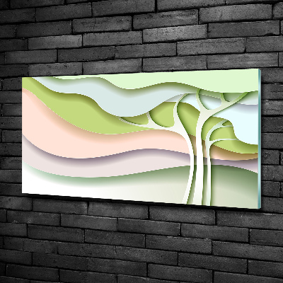 Bild auf glas Abstrakter Baum