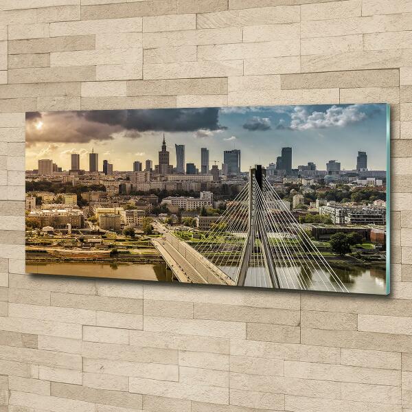 Bild auf glas Warschau, Polen