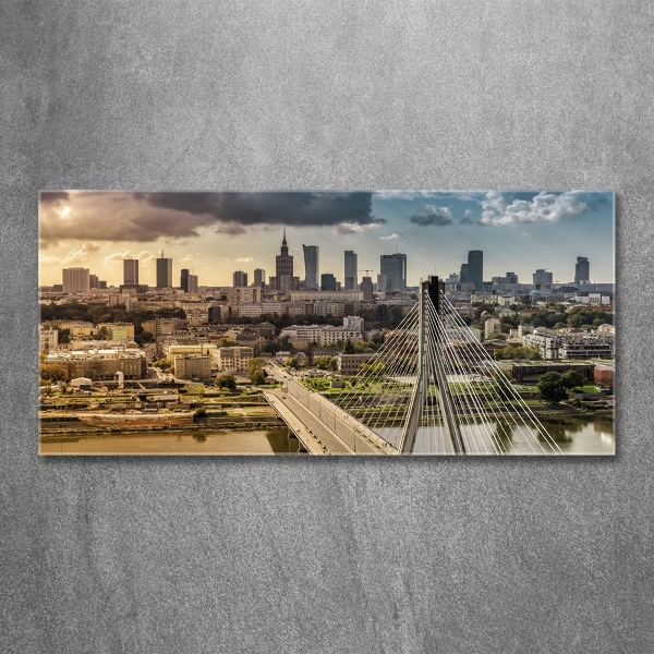 Bild auf glas Warschau, Polen