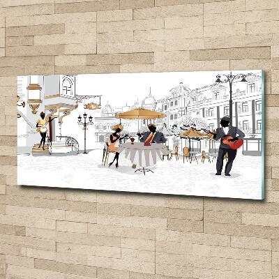 Bild auf glas Kaffeehaus