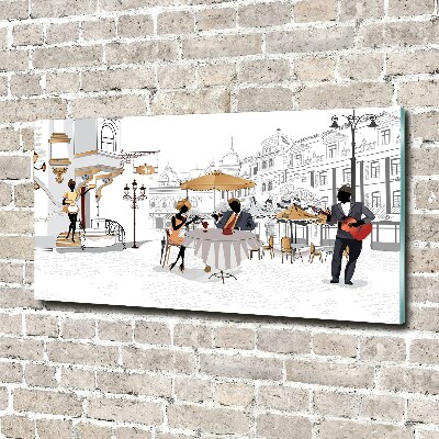 Bild auf glas Kaffeehaus