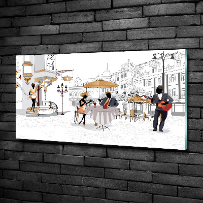 Bild auf glas Kaffeehaus