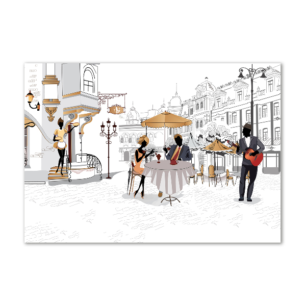 Bild auf glas Kaffeehaus