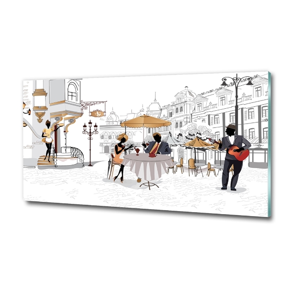 Bild auf glas Kaffeehaus