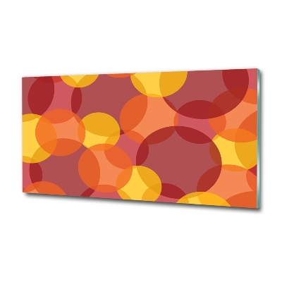 Glasbild Bunte Kreise