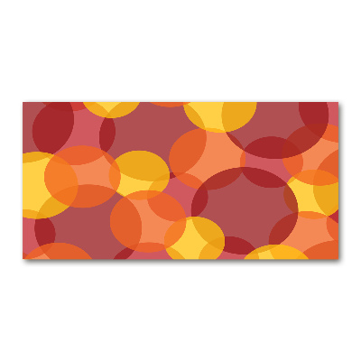 Glasbild Bunte Kreise