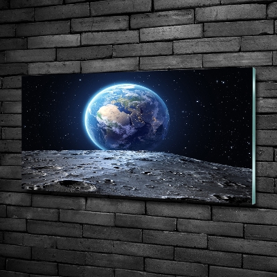 Glasbild Planet Erde