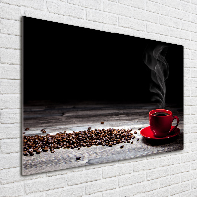Glasbild Aromatischer Kaffee