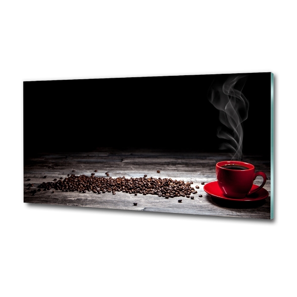 Glasbild Aromatischer Kaffee