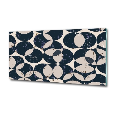 Glasbild Geometrischer Hintergrund