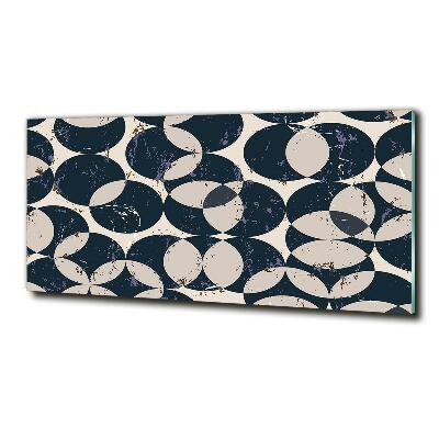 Glasbild Geometrischer Hintergrund