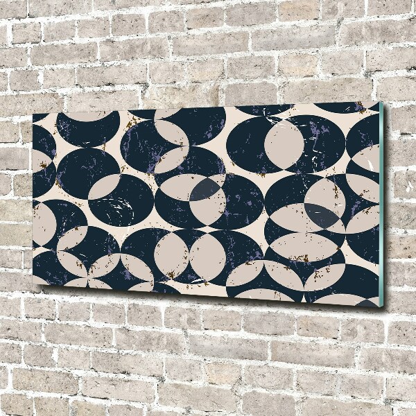 Glasbild Geometrischer Hintergrund